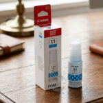 Tinta Canon GI11C GI-11 Cyan Original 70ml. para Canon G2160 G3160 G3170 G4170 - Imagen 2