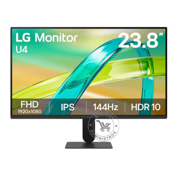 Monitor LG U4 24U411B-B 23.8"/FHD/IPS/144Hz/HDMI/Earphone-out con HDR10